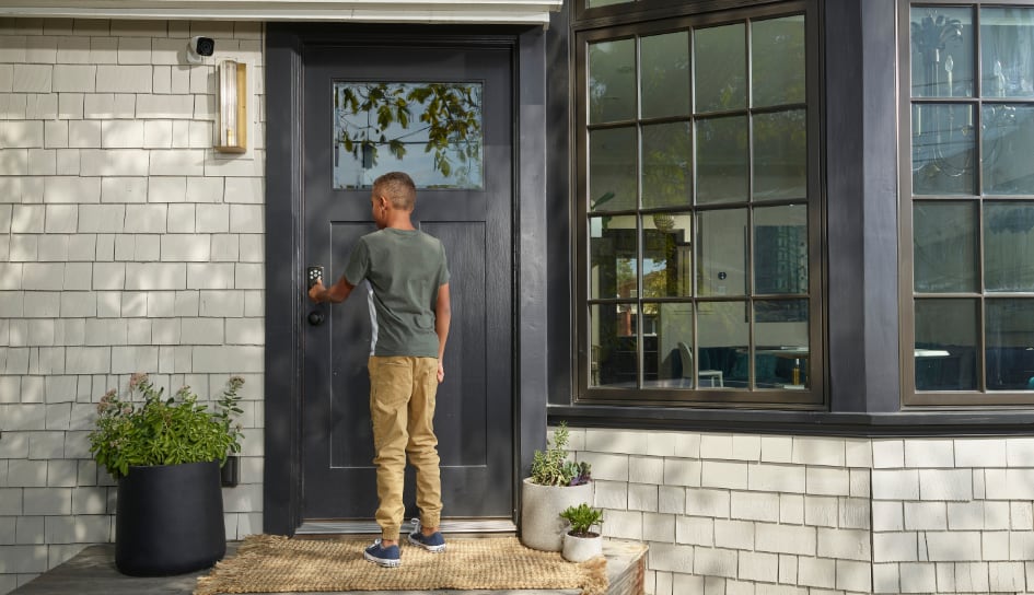 Vivint Smart Lock on home in Palm Springs